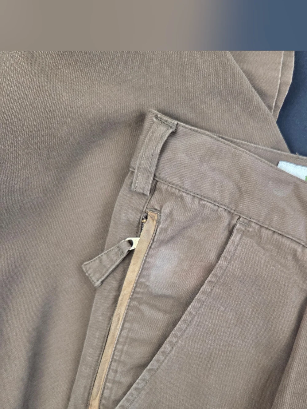 Vintage Orvis Pants Mens 42x27 Brown Multi Pocket Hunting Fishing Outdoor